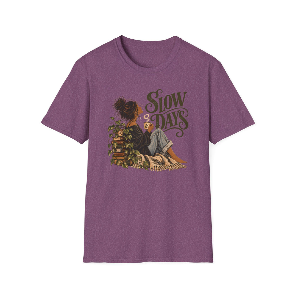 Slow Days – Vintage Boho Coffee Shirt