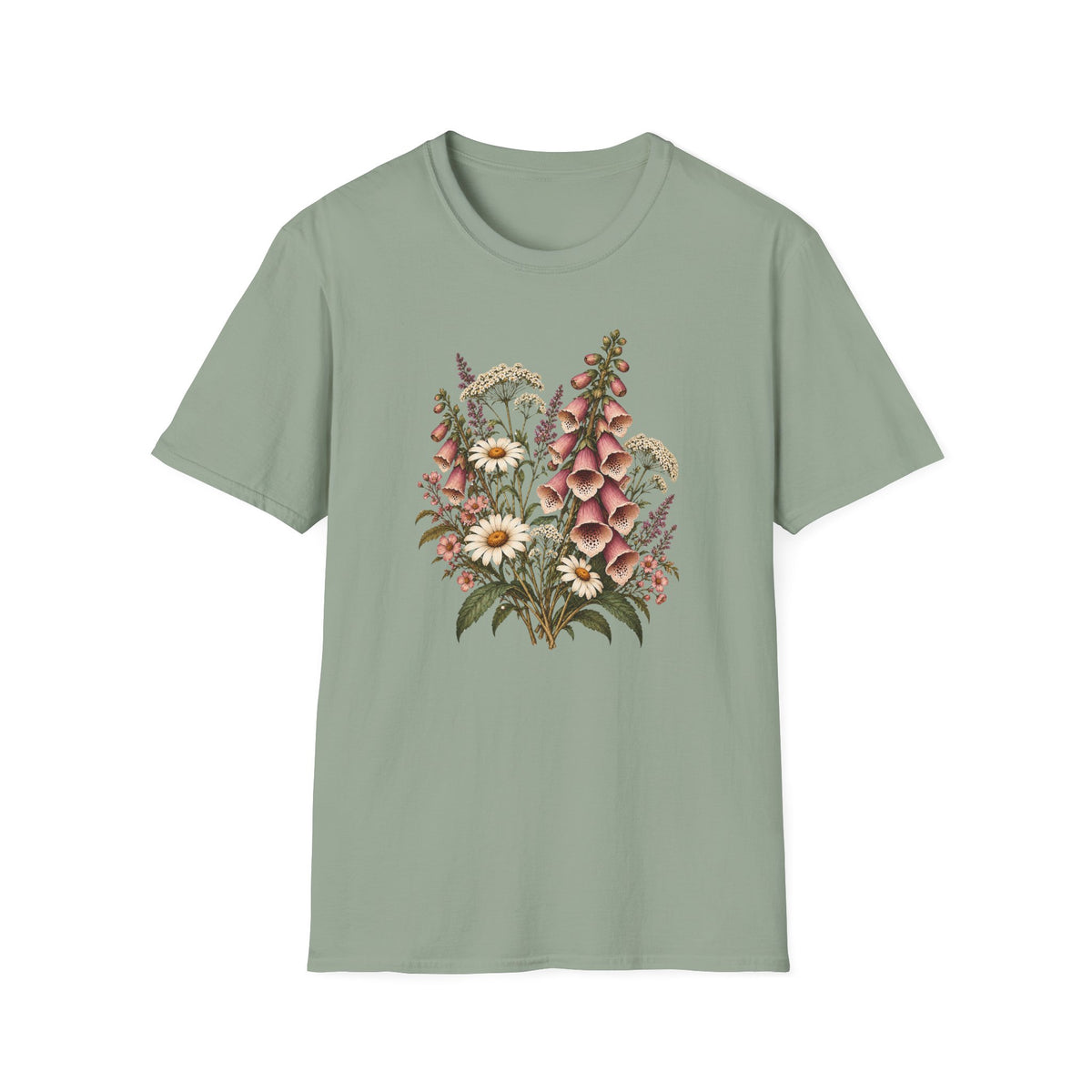 Woodland Foxglove: Vintage Foxglove Flower Shirt