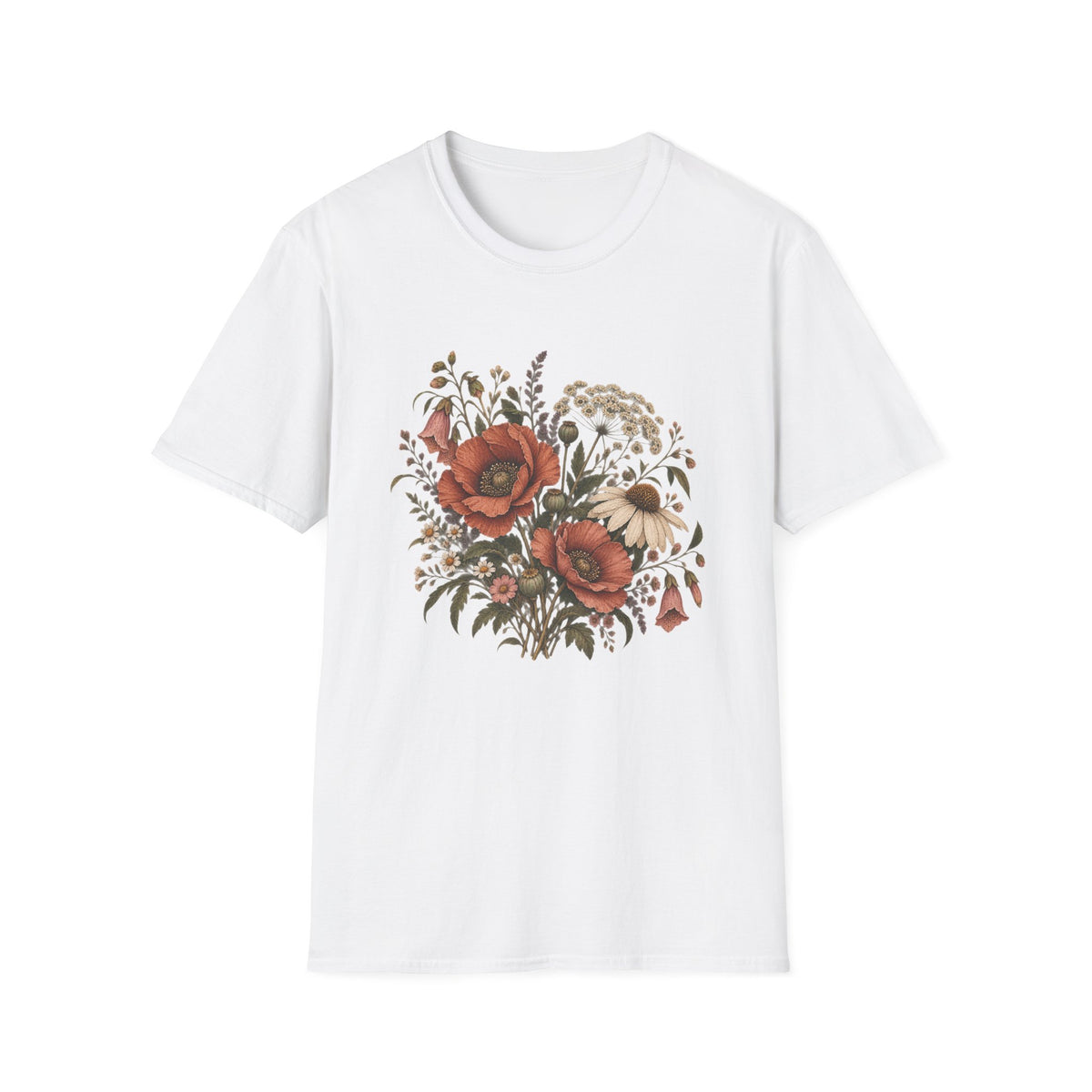 Forgotten Wildflower Garden: Vintage Wildflower Botanical Shirt