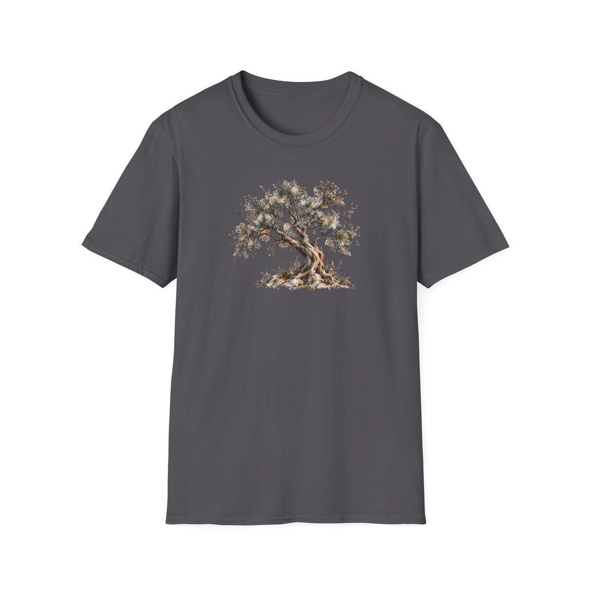 Vintage Watercolor Tree Shirt – Moody Botanical Graphic Tee