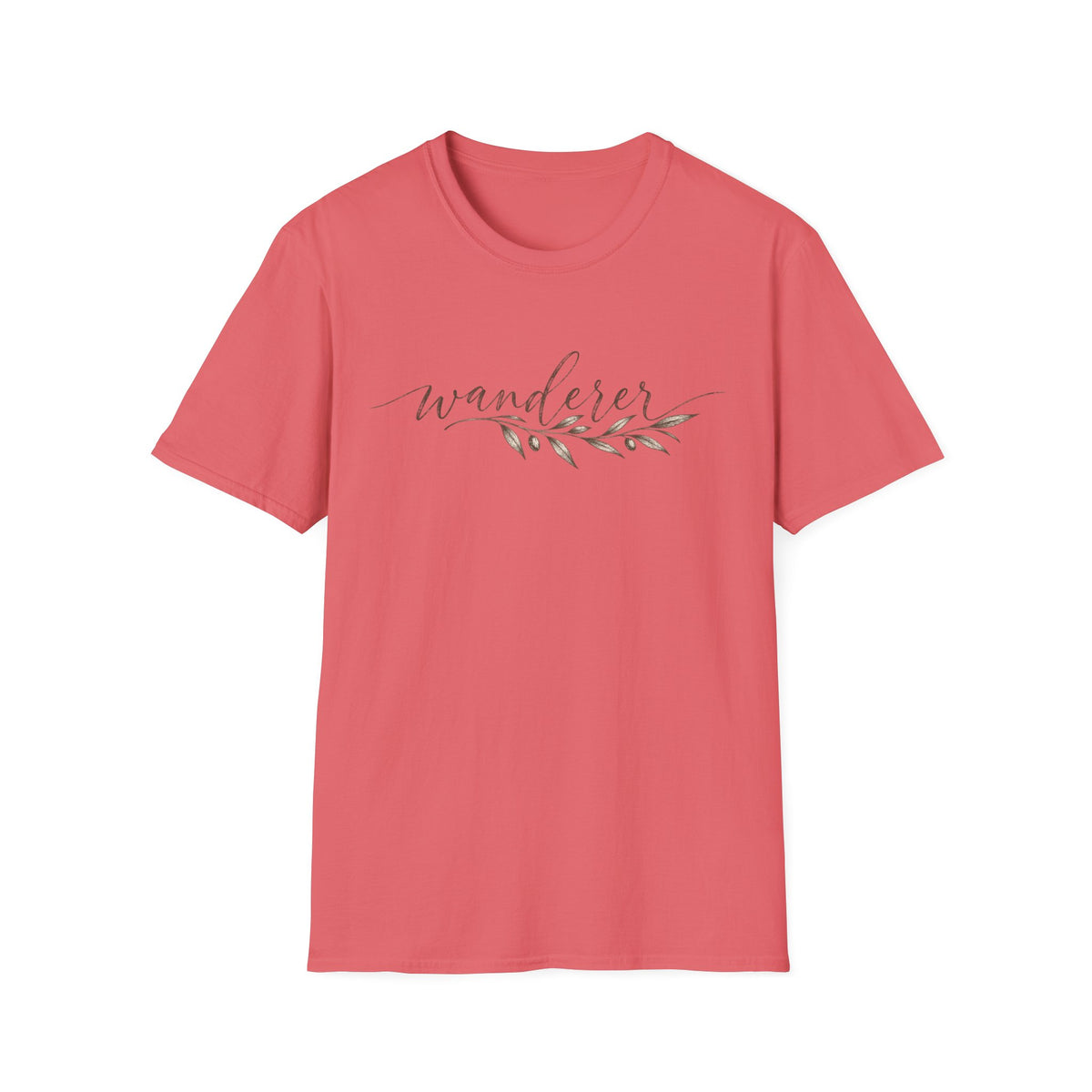 Wanderer Minimalist Shirt – Vintage Olive Branch Tee