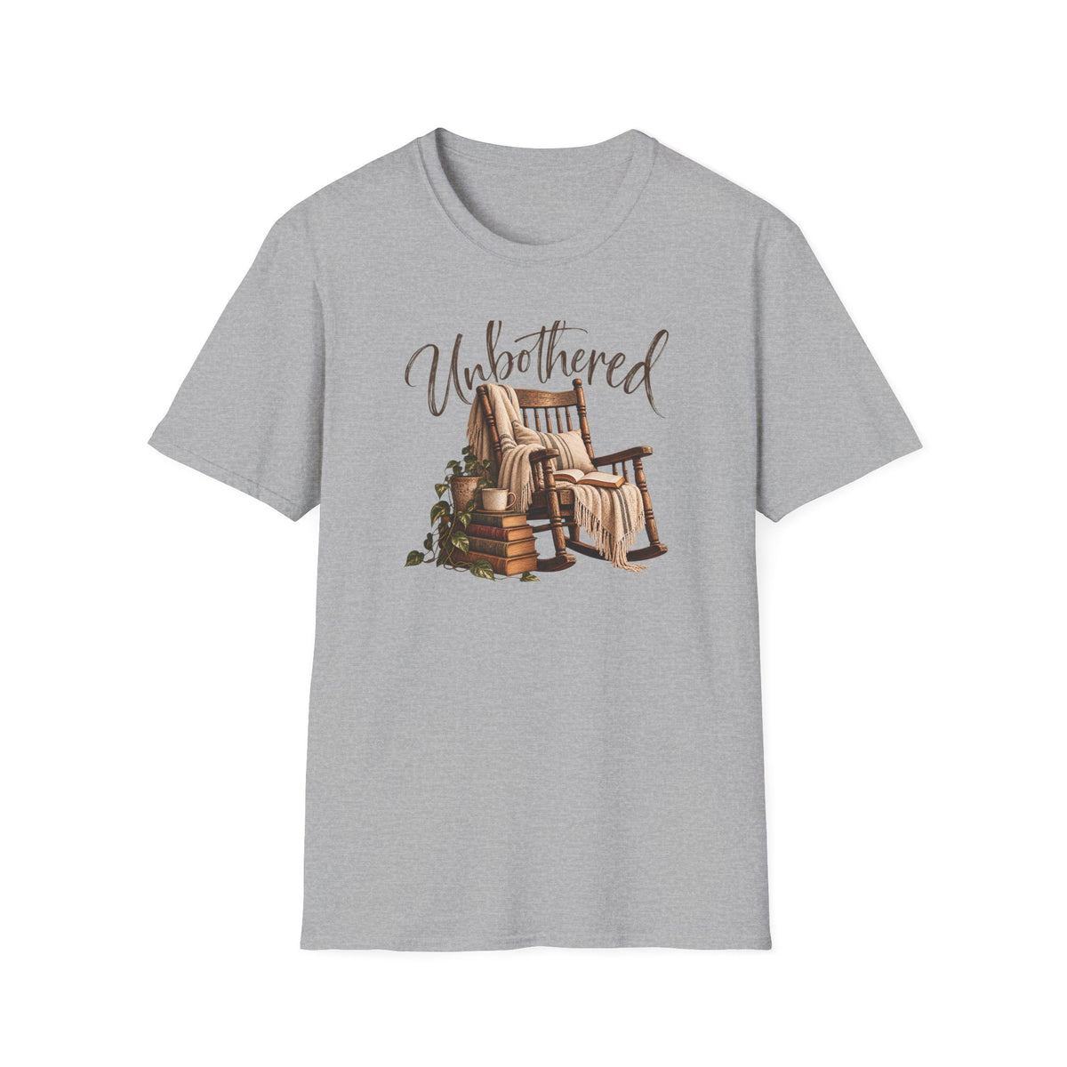 Unbothered – Vintage Cozy Reading Shirt