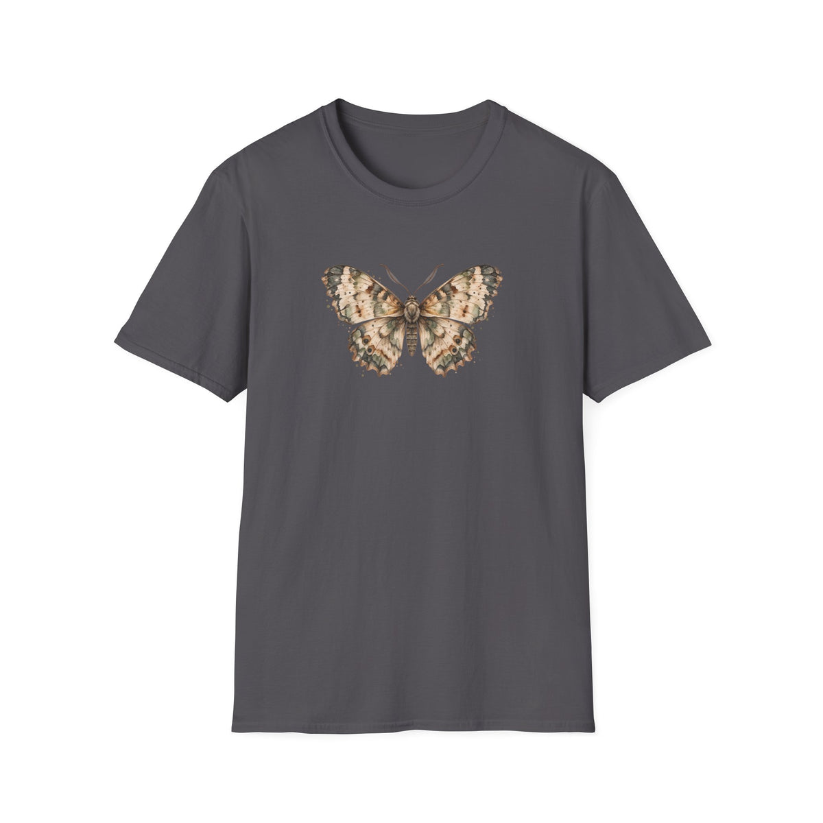 Quiet Flutter - Vintage Watercolor Moth Shirt