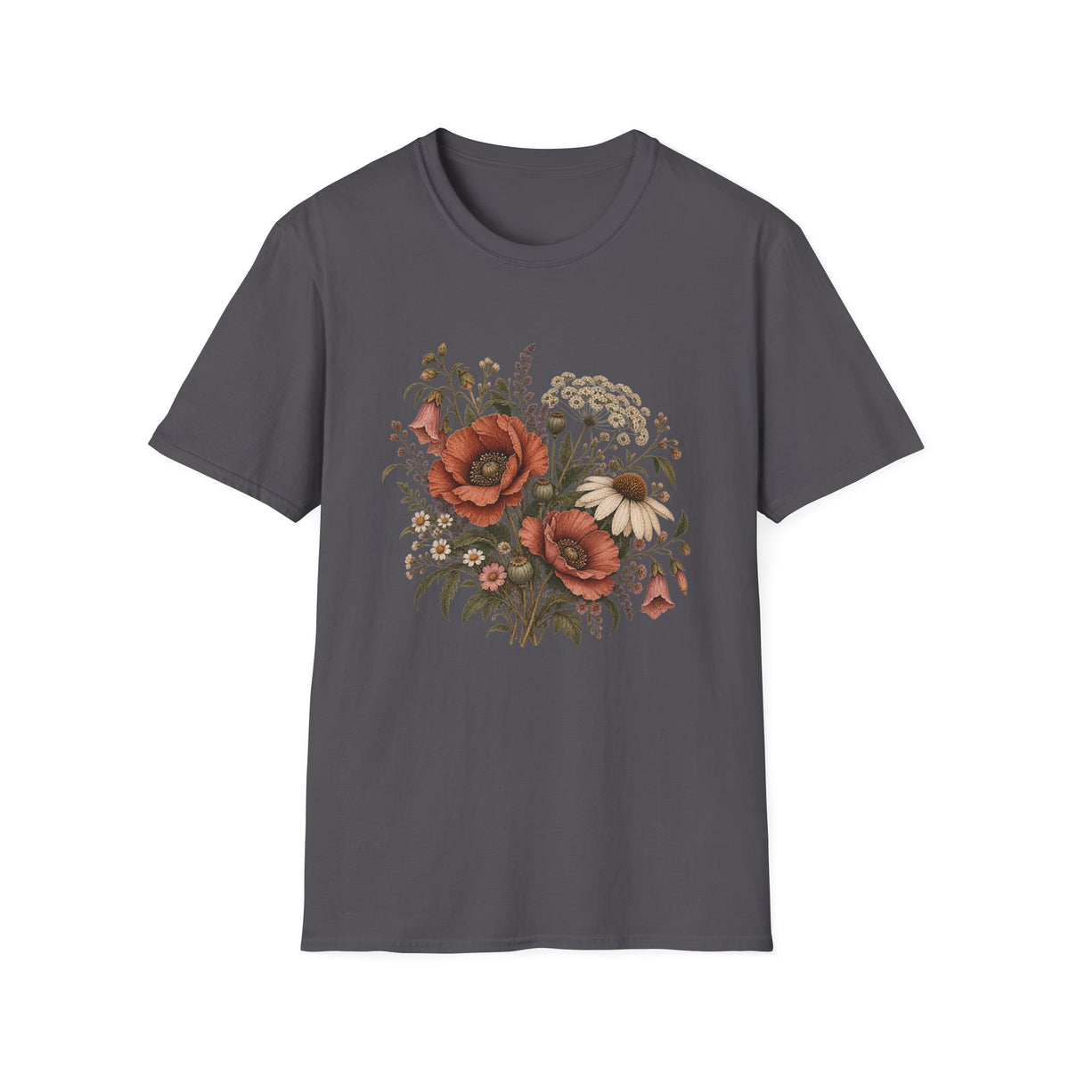 Forgotten Wildflower Garden: Vintage Wildflower Botanical Shirt