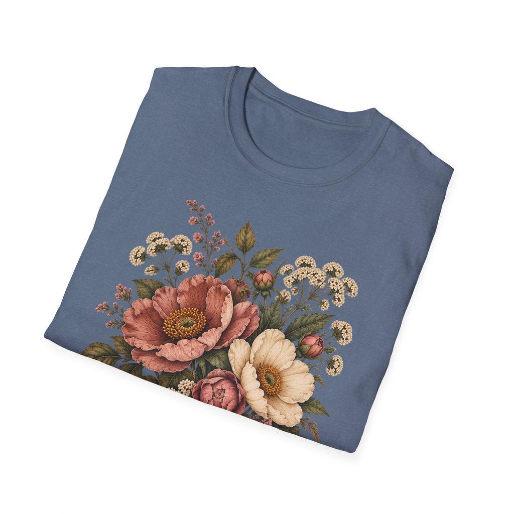 Heirloom Garden Blooms: Vintage Floral Shirt