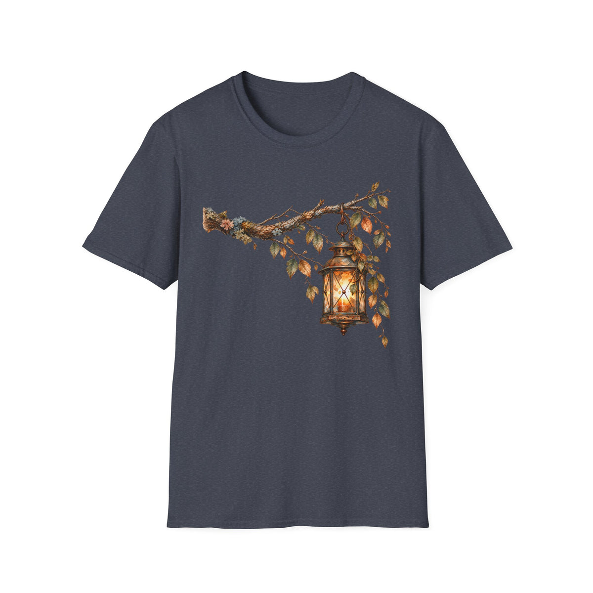 Vintage Lantern Watercolor Shirt – Antique Hanging Lantern Graphic Tee