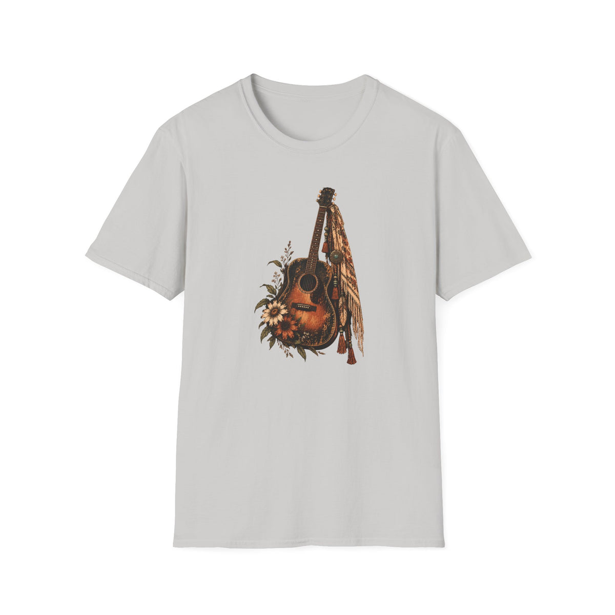 Wild Strings – Vintage Boho Guitar Shirt