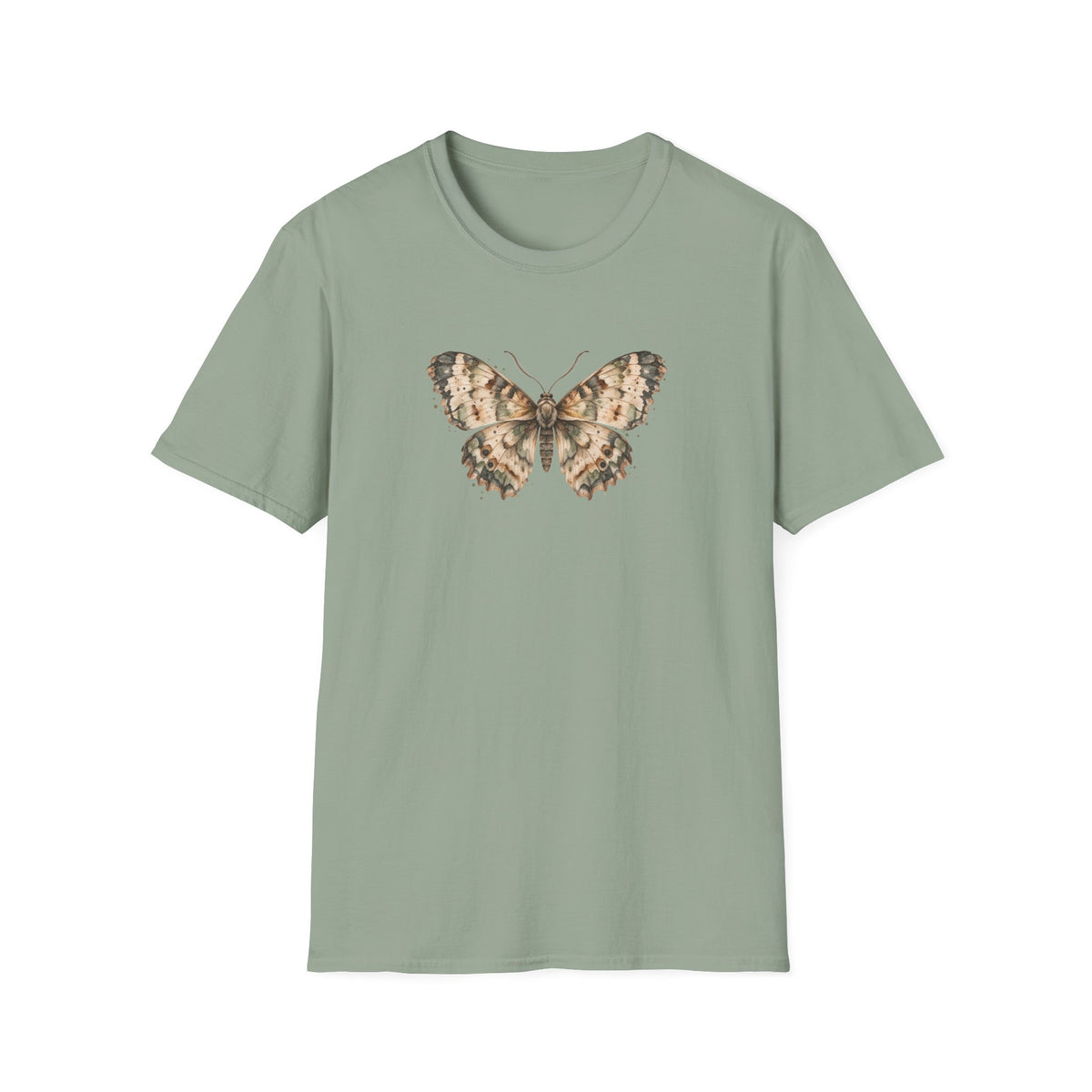 Quiet Flutter - Vintage Watercolor Moth Shirt