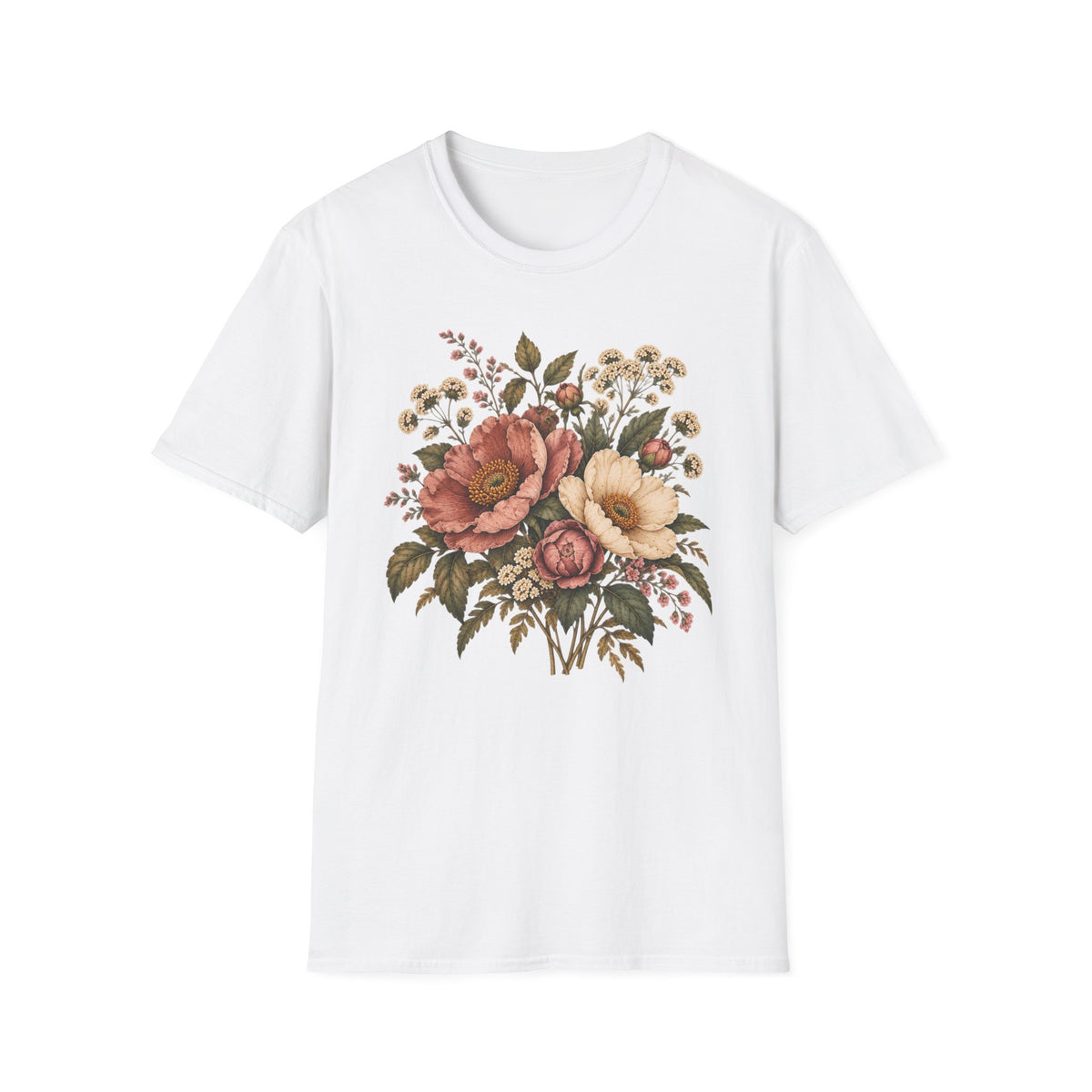 Heirloom Garden Blooms: Vintage Floral Shirt