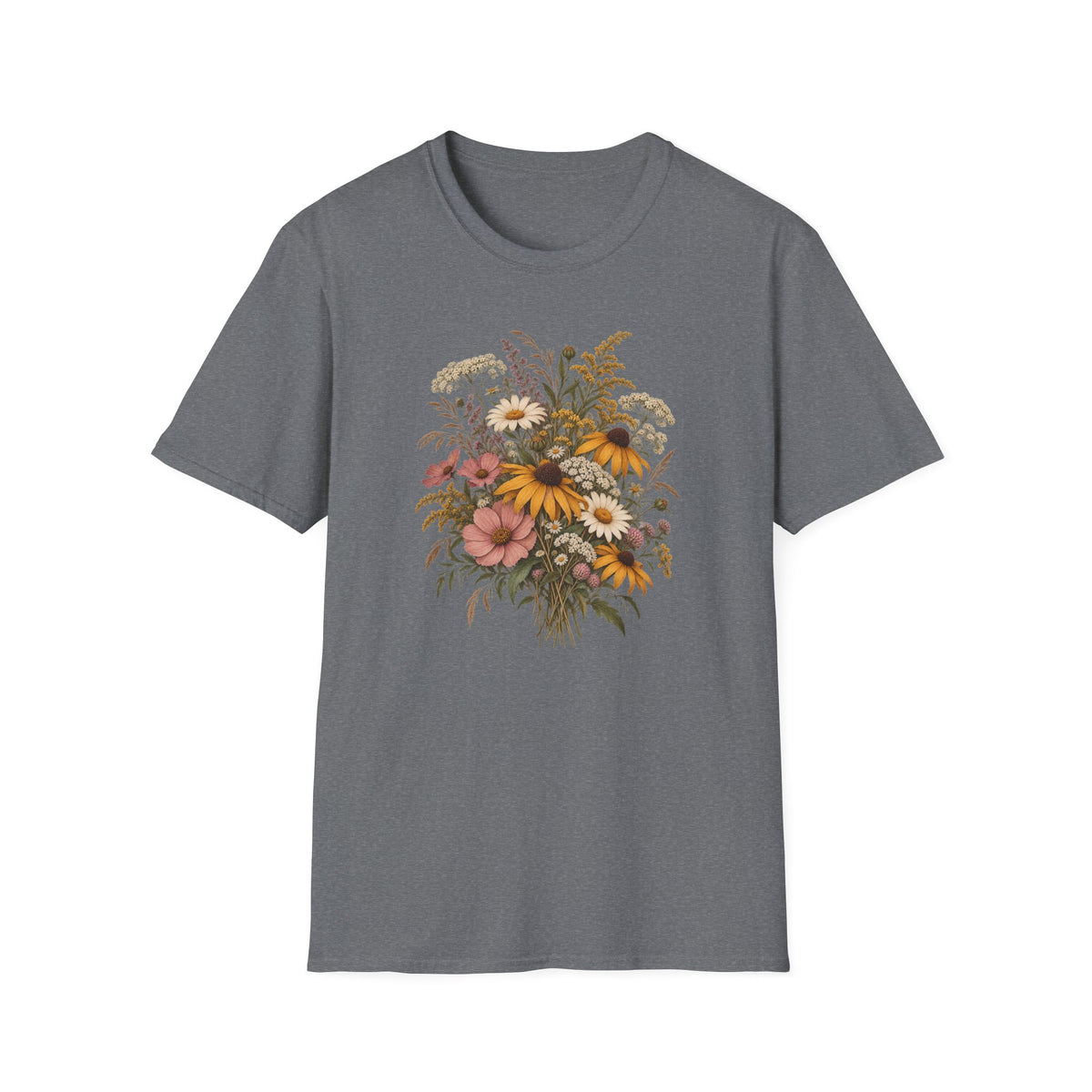 Golden Meadow Wildflowers: Vintage Wildflower Shirt