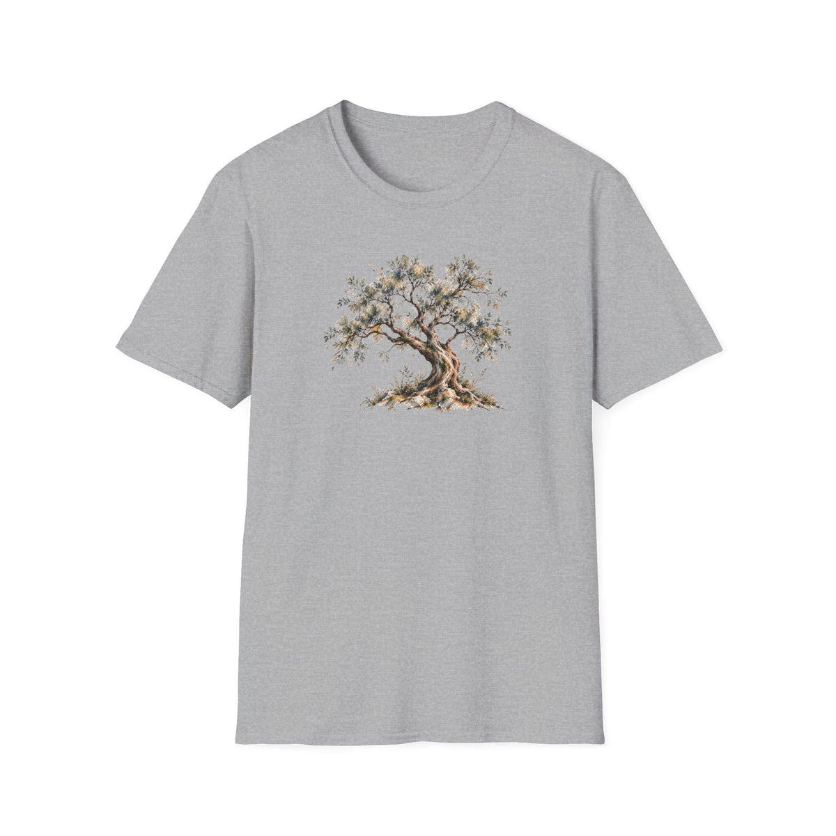 Vintage Watercolor Tree Shirt – Moody Botanical Graphic Tee
