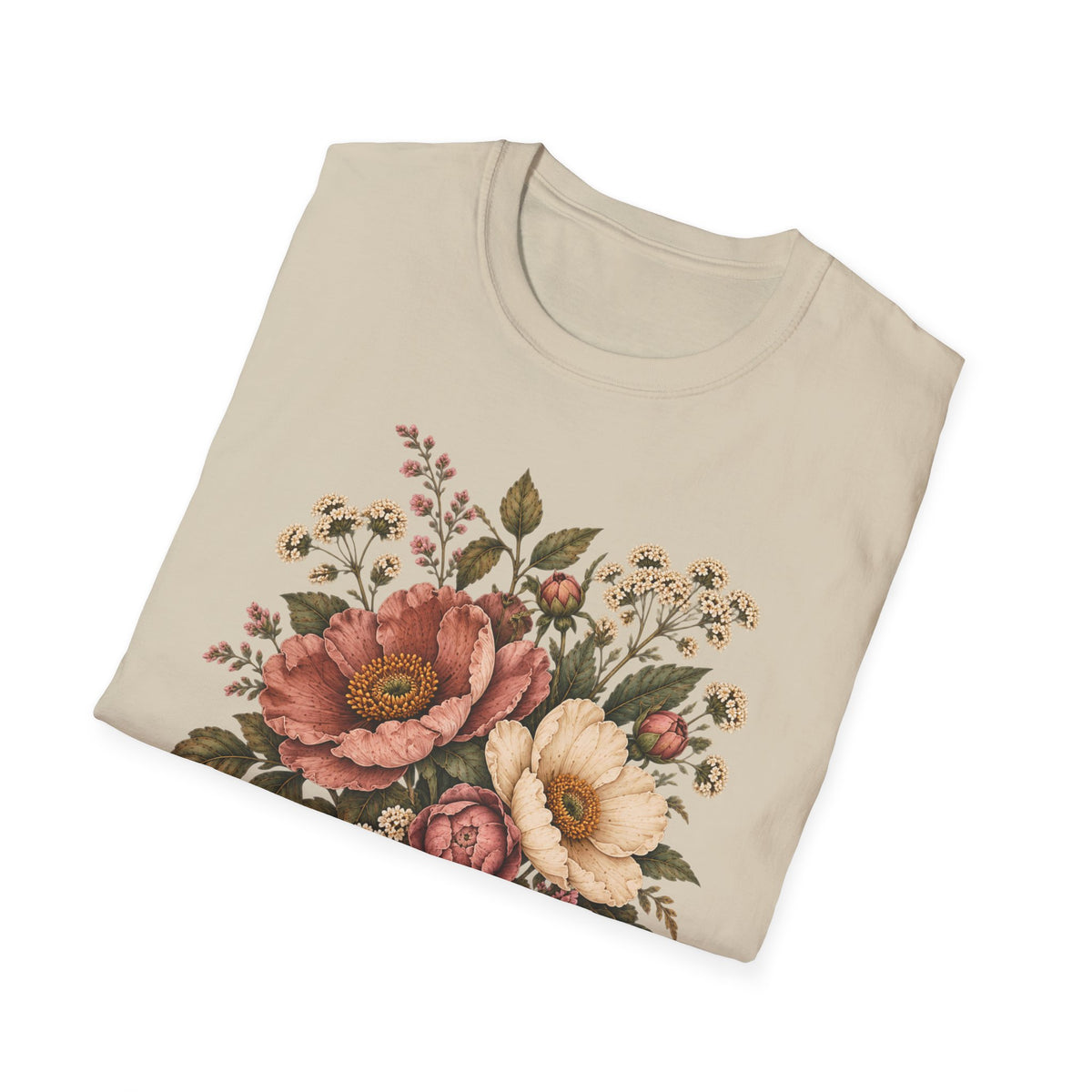 Heirloom Garden Blooms: Vintage Floral Shirt
