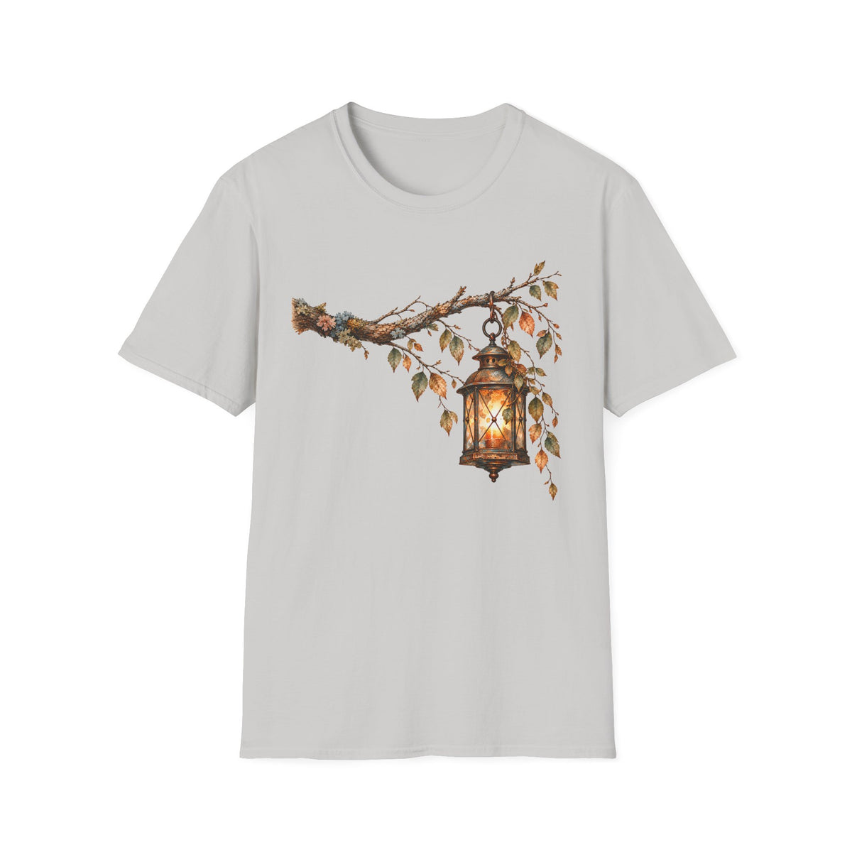 Vintage Lantern Watercolor Shirt – Antique Hanging Lantern Graphic Tee