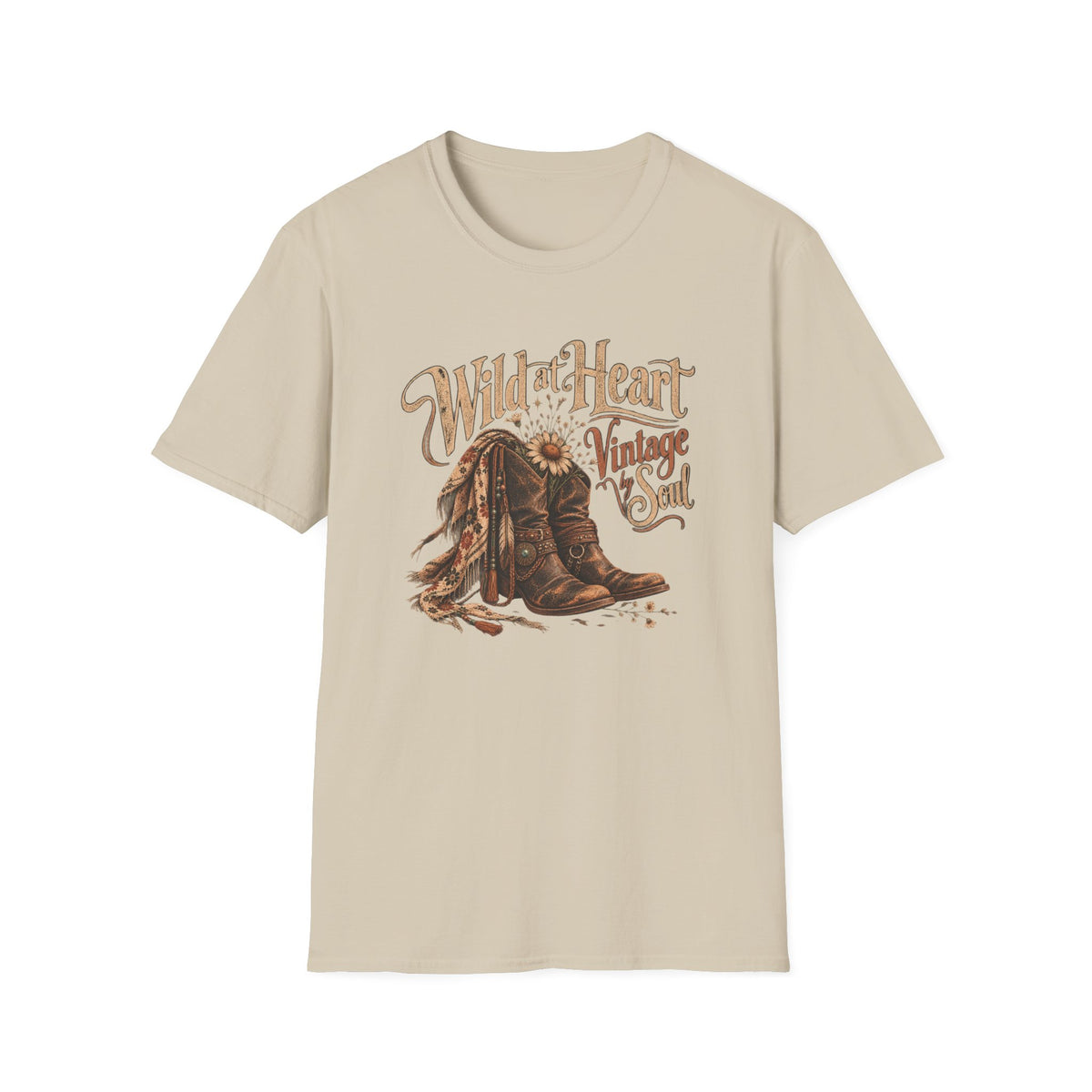 Wild at Heart Vintage by Soul – Vintage Boho Graphic Tee