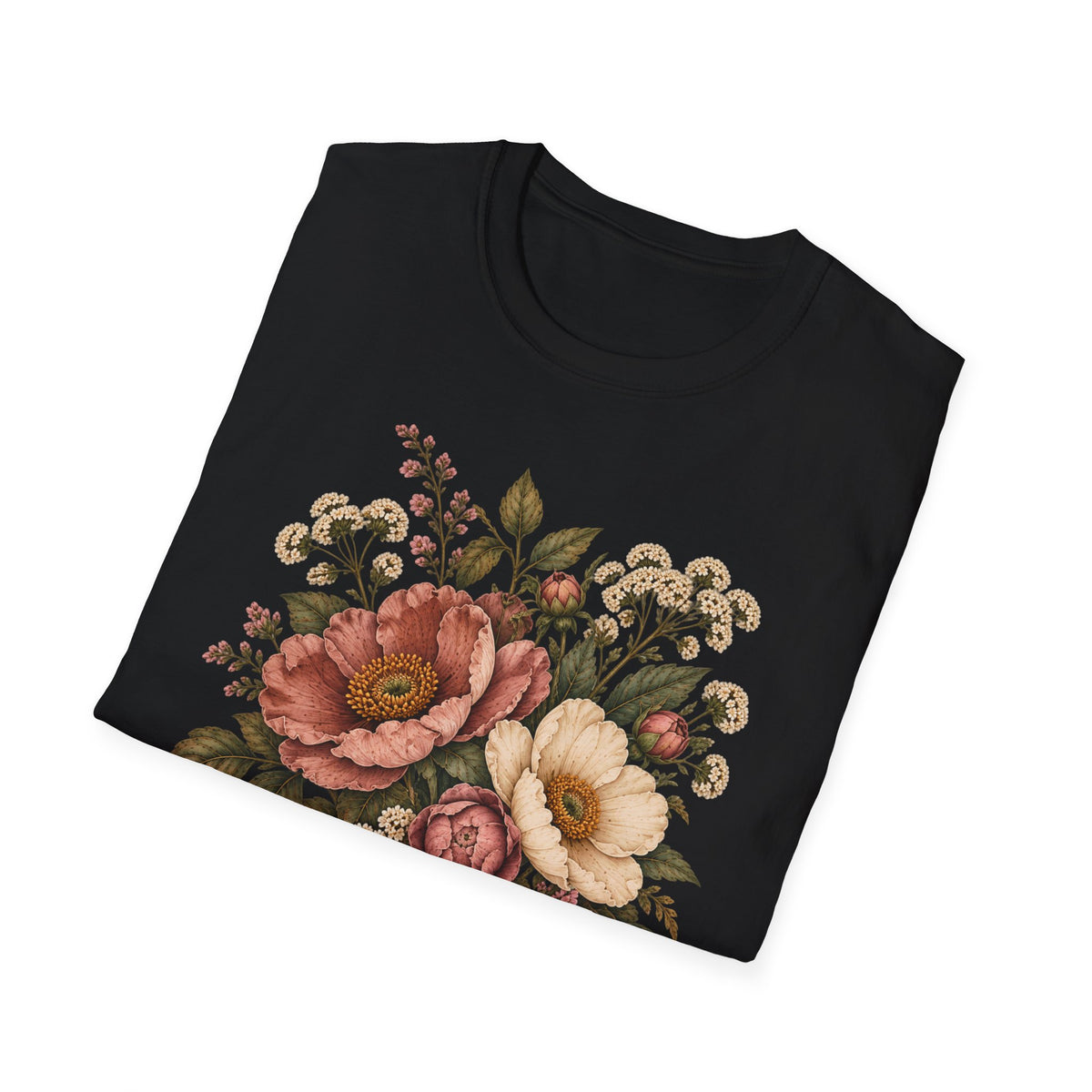 Heirloom Garden Blooms: Vintage Floral Shirt