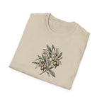 Vintage Olive Branch – Minimalist Botanical Shirt