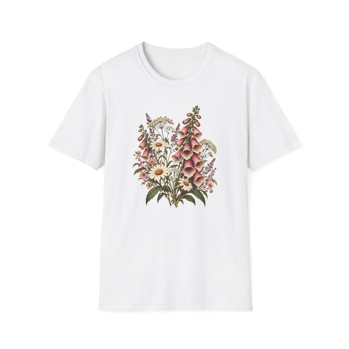 Woodland Foxglove: Vintage Foxglove Flower Shirt
