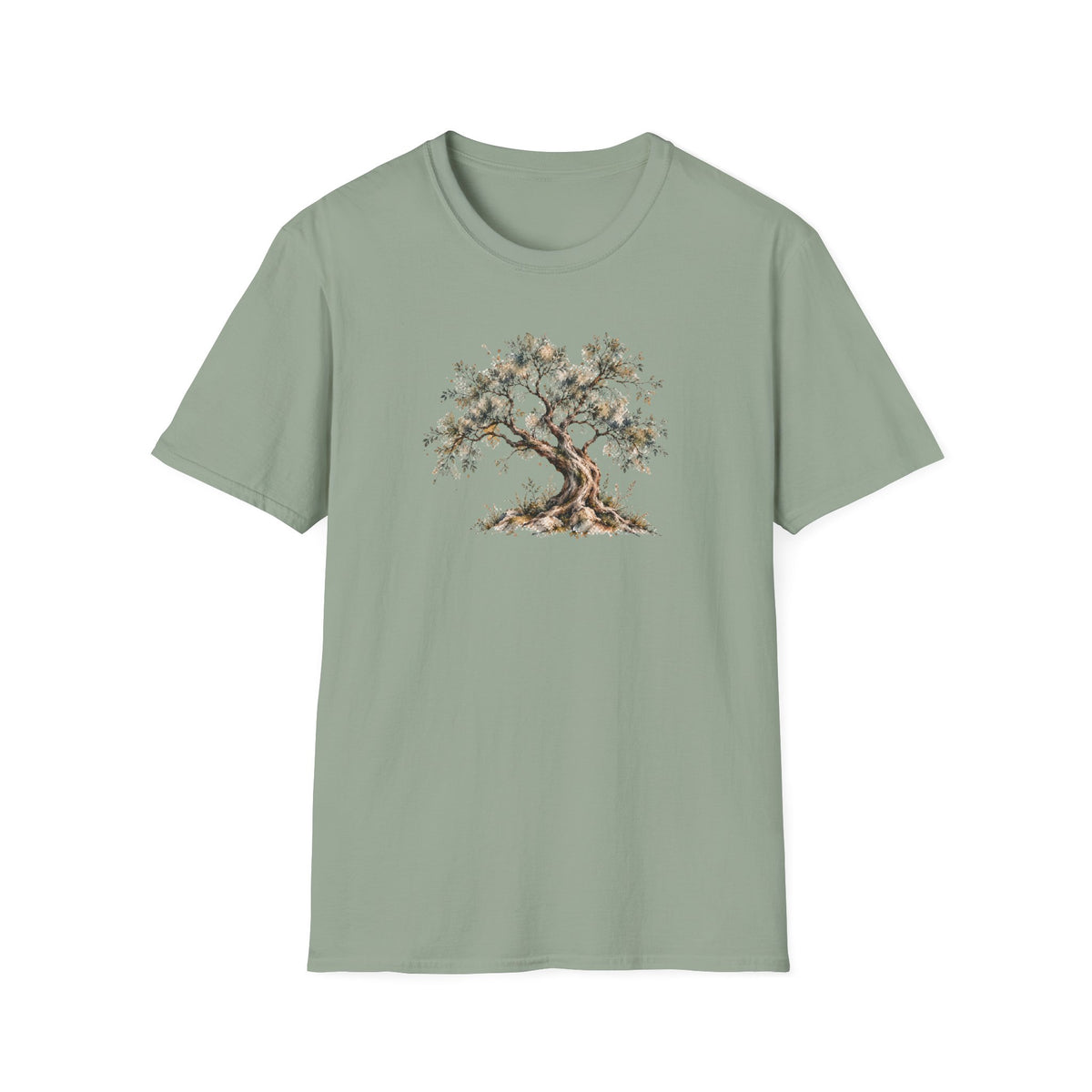 Vintage Watercolor Tree Shirt – Moody Botanical Graphic Tee