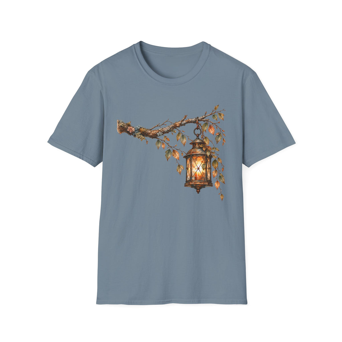 Vintage Lantern Watercolor Shirt – Antique Hanging Lantern Graphic Tee