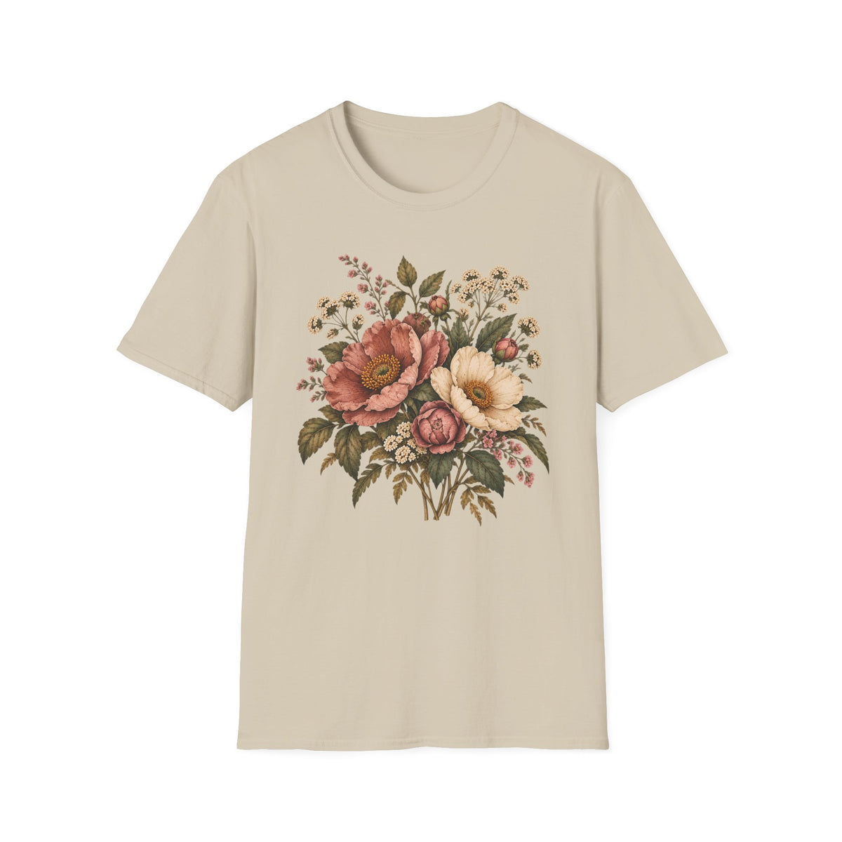 Heirloom Garden Blooms: Vintage Floral Shirt