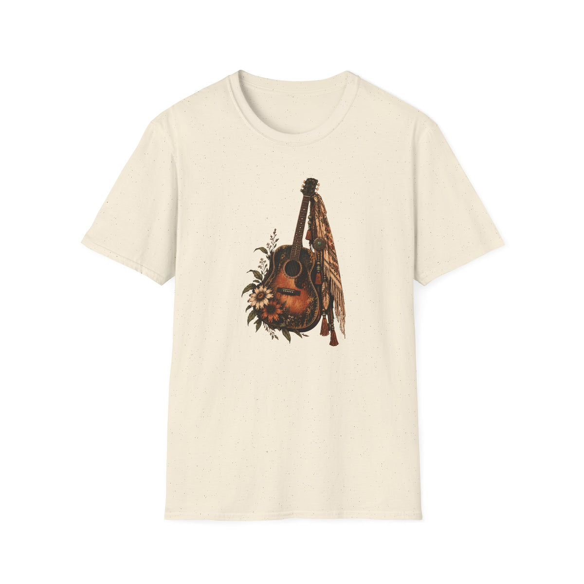 Wild Strings – Vintage Boho Guitar Shirt