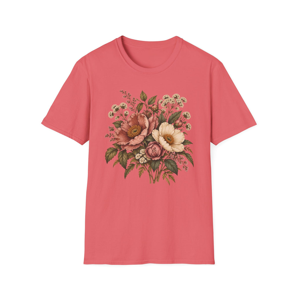 Heirloom Garden Blooms: Vintage Floral Shirt