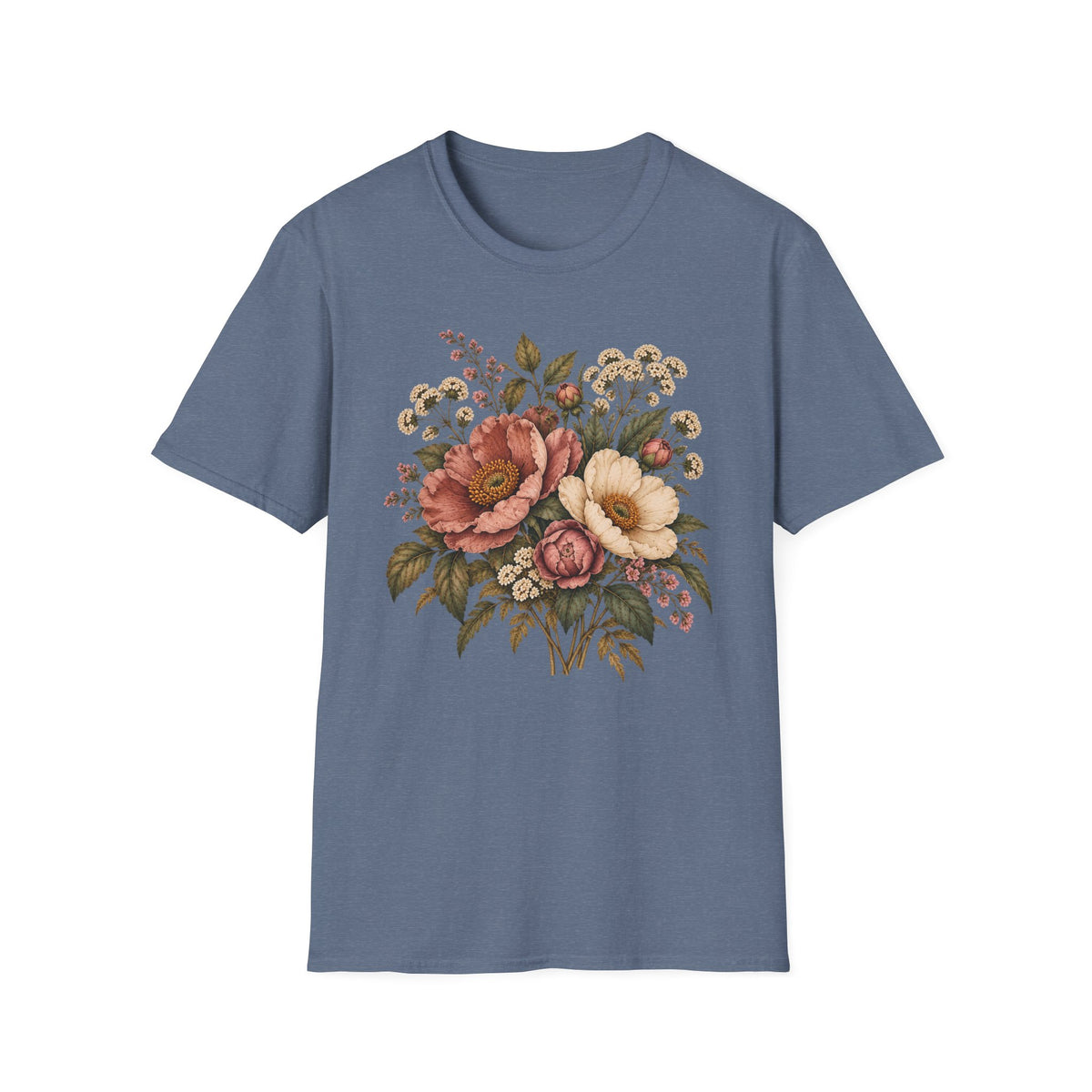Heirloom Garden Blooms: Vintage Floral Shirt