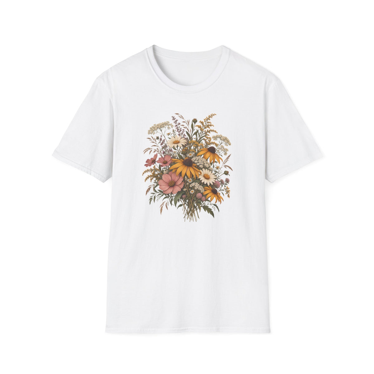 Golden Meadow Wildflowers: Vintage Wildflower Shirt