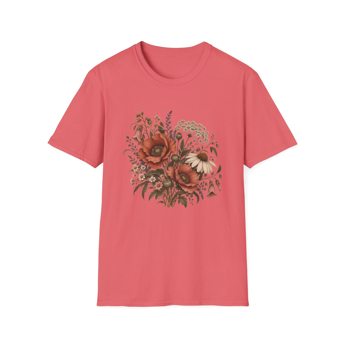 Forgotten Wildflower Garden: Vintage Wildflower Botanical Shirt
