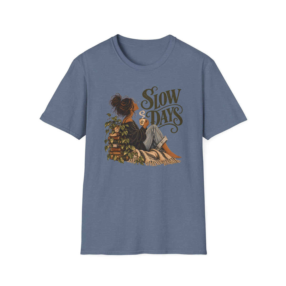 Slow Days – Vintage Boho Coffee Shirt