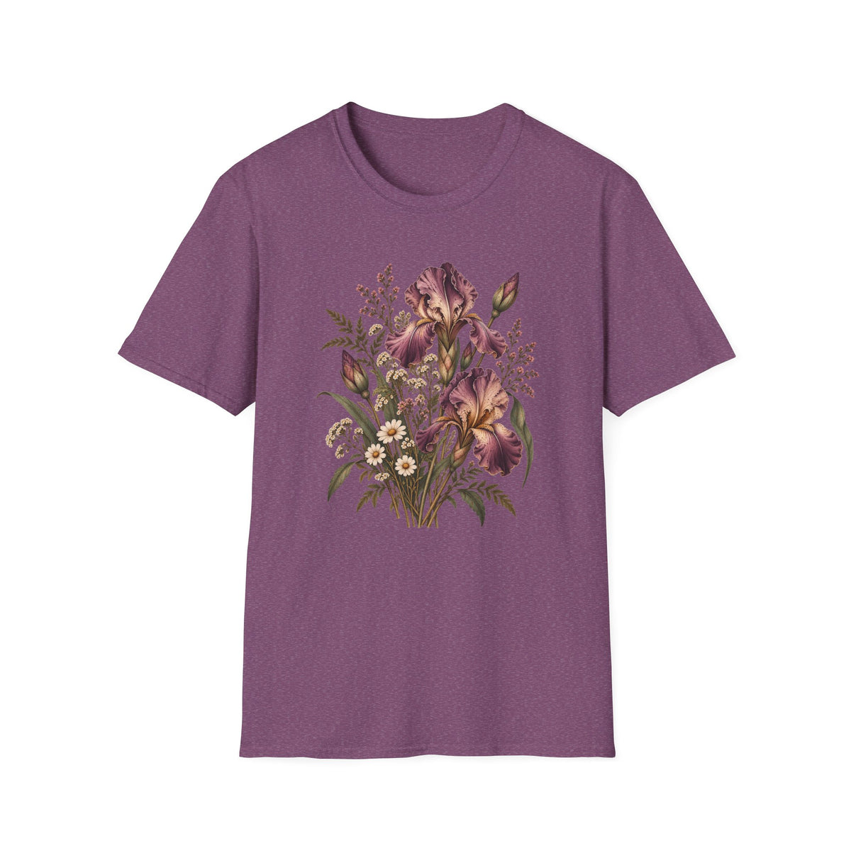 The Forgotten Iris: Vintage Iris Flower Shirt