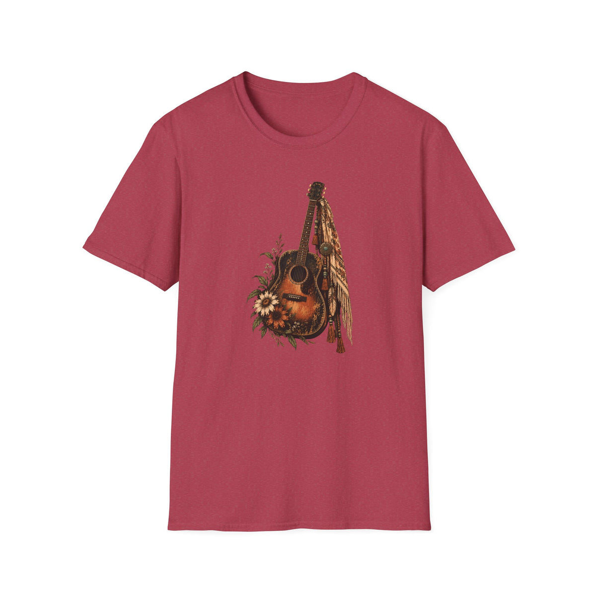 Wild Strings – Vintage Boho Guitar Shirt