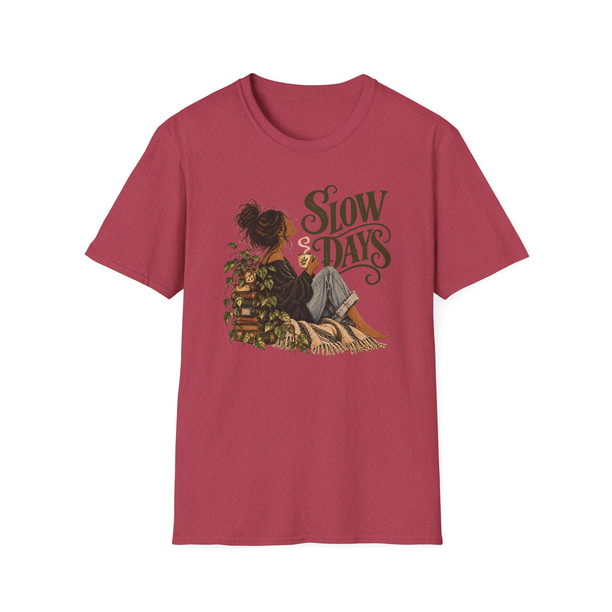 Slow Days – Vintage Boho Coffee Shirt