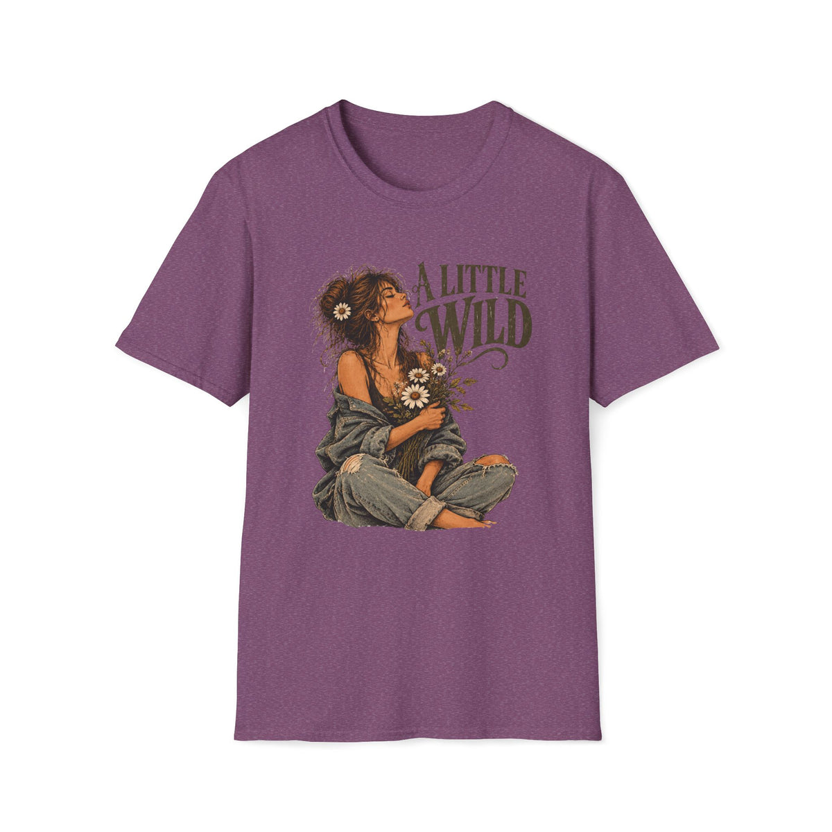 A Little Wild – Vintage Boho Wildflower Shirt