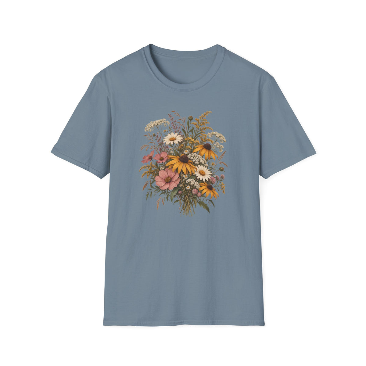 Golden Meadow Wildflowers: Vintage Wildflower Shirt