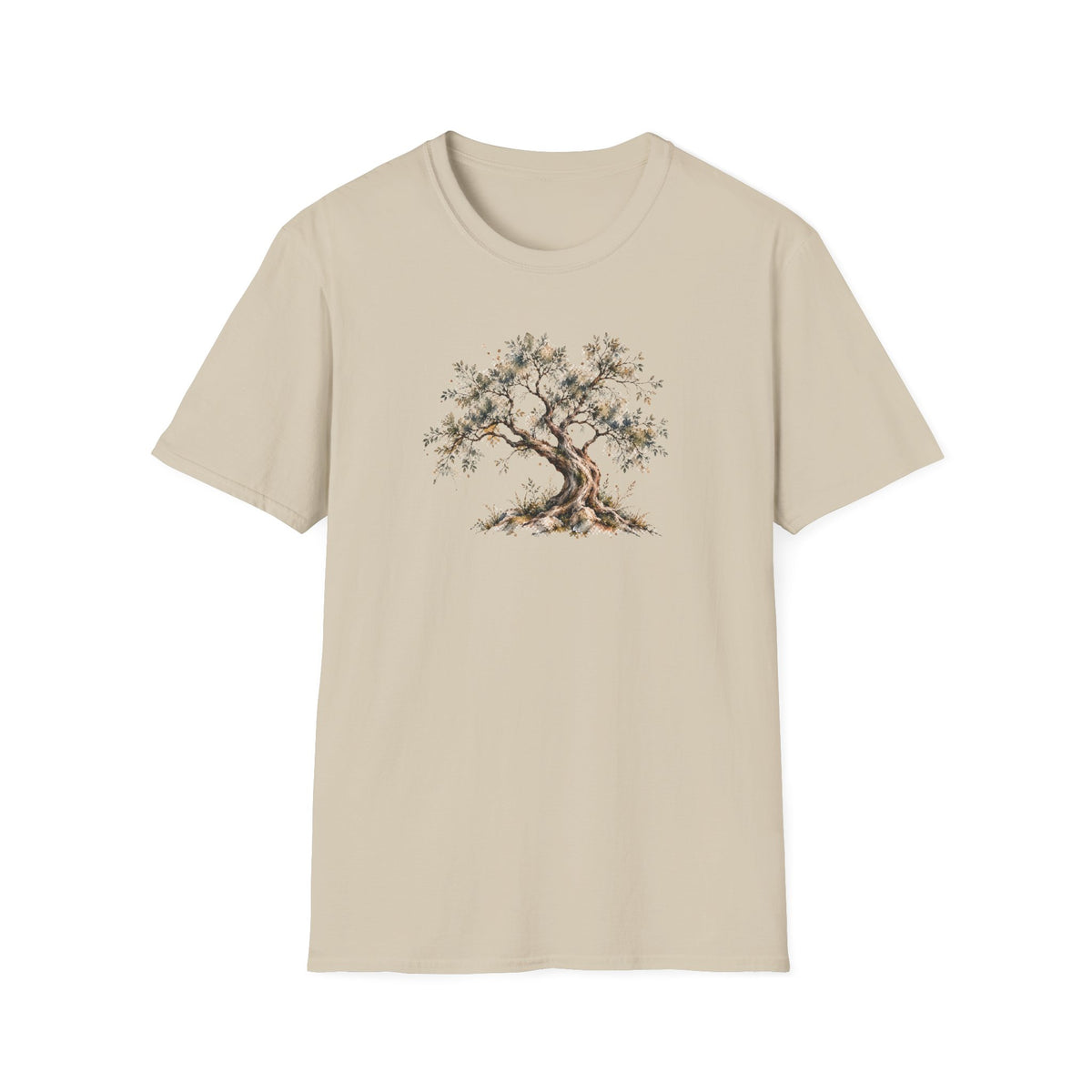 Vintage Watercolor Tree Shirt – Moody Botanical Graphic Tee