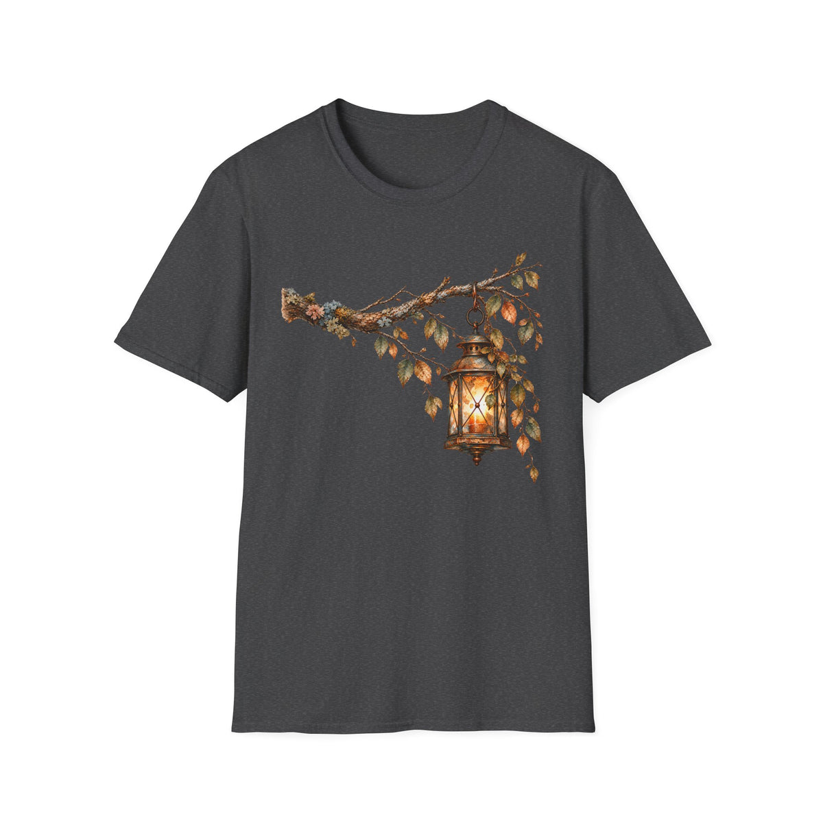 Vintage Lantern Watercolor Shirt – Antique Hanging Lantern Graphic Tee