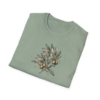 Vintage Olive Branch – Minimalist Botanical Shirt