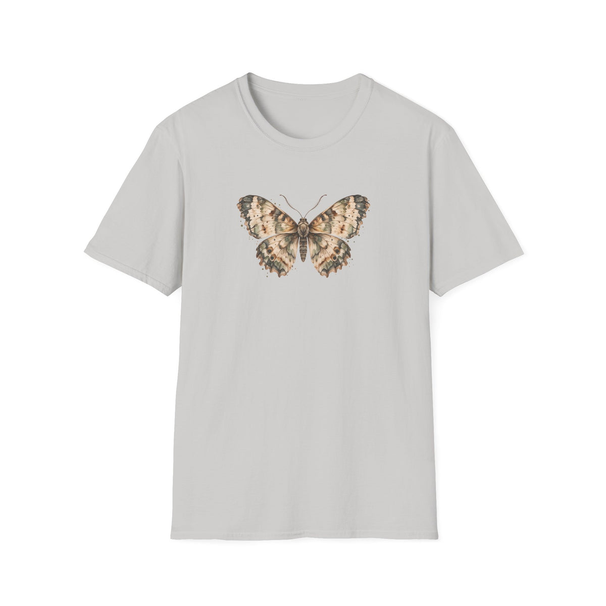 Quiet Flutter - Vintage Watercolor Moth Shirt
