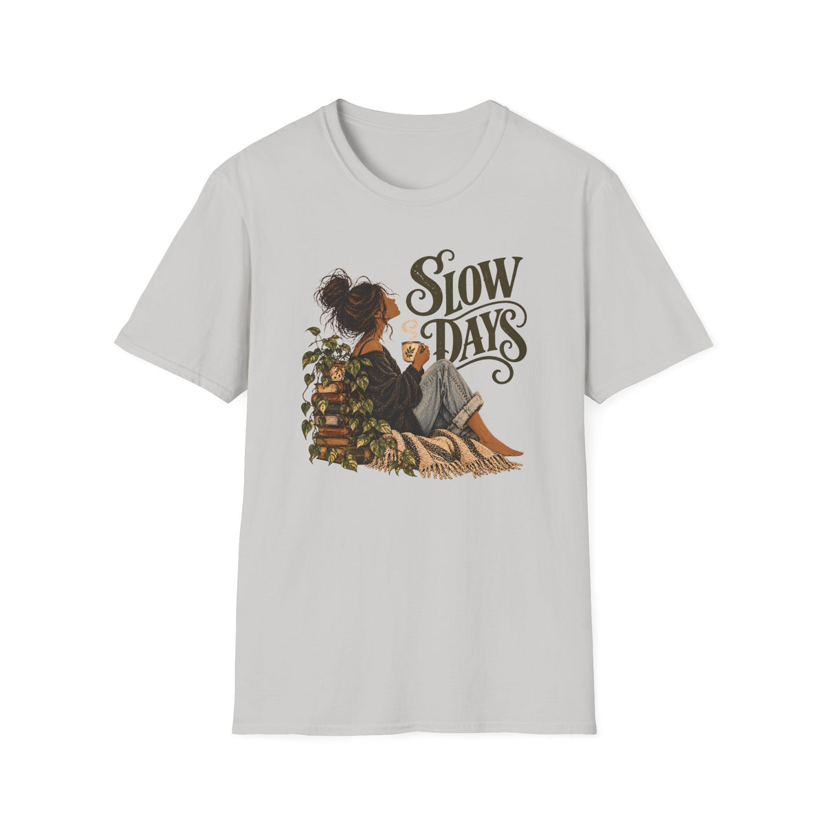 Slow Days – Vintage Boho Coffee Shirt