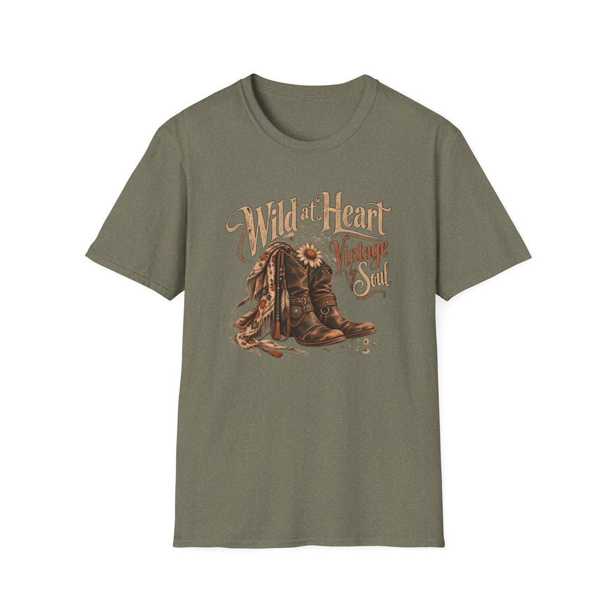 Wild at Heart Vintage by Soul – Vintage Boho Graphic Tee