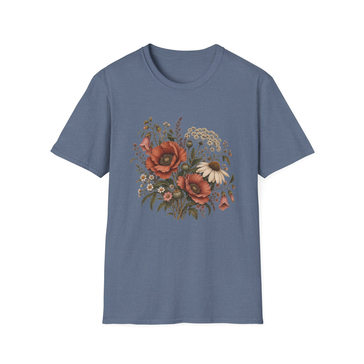 Forgotten Wildflower Garden: Vintage Wildflower Botanical Shirt