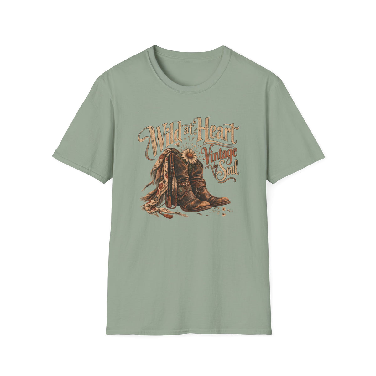Wild at Heart Vintage by Soul – Vintage Boho Graphic Tee
